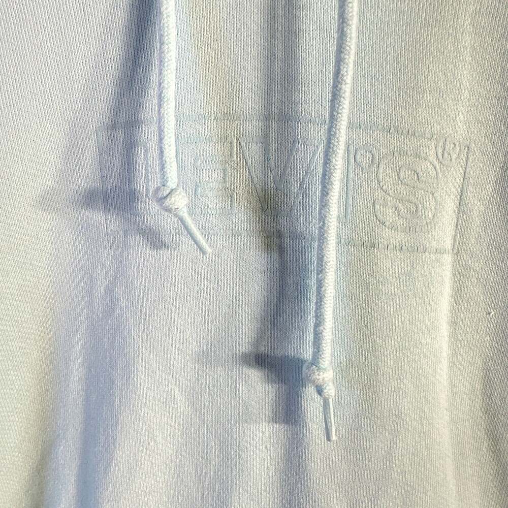 Levi's Men's Relaxed Fit Graphic Hoodie Sweatshirt in Mint Green - Picture 3 of 9